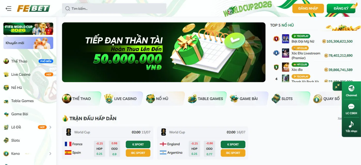 Nhà Cái Febet – Nền Tảng Giải Trí Trực Tuyến Hiện Đại Và Đa Dạng